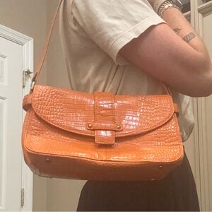 Vintage charter club orange purse